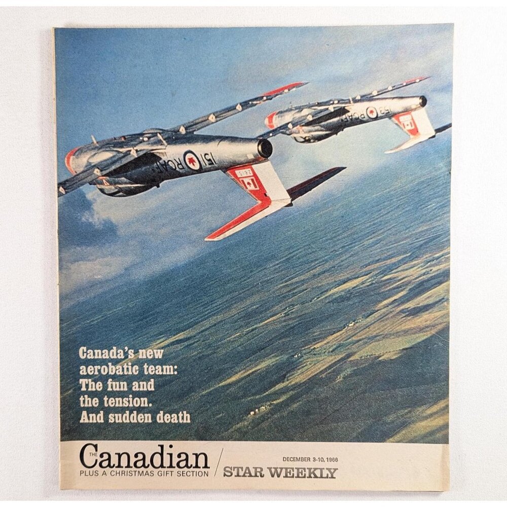 1966 The Canadian Star Weekly Canadas new aerobatic team